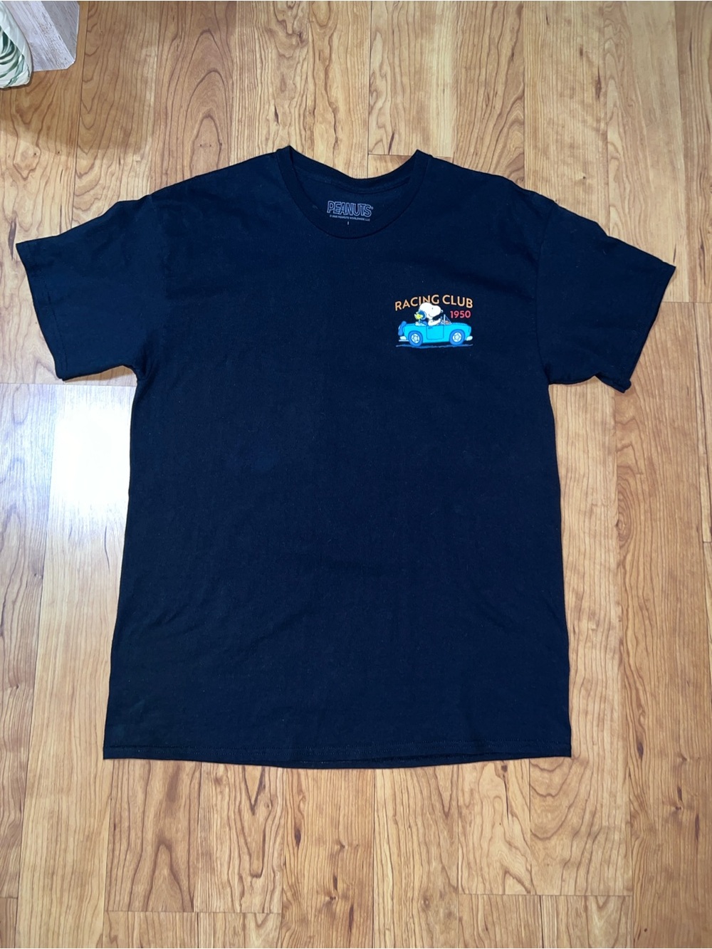 Peanuts Snoopy Black Racing Tee - Picture 3 of 7